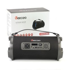 Beecaro Portable Speaker K1202s TF Card/FM/AUX/Pen Drive 1800mAh Black Beecaro Portable Speaker K1202s TF Card/FM/AUX/Pen Drive 1800mAh Black